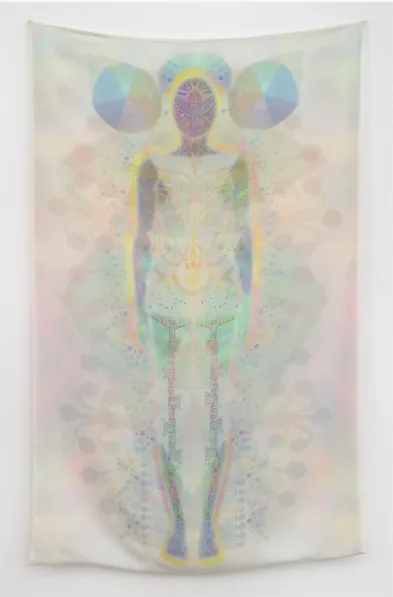 Saya Woolfalk, Cloud skin (White), 2016